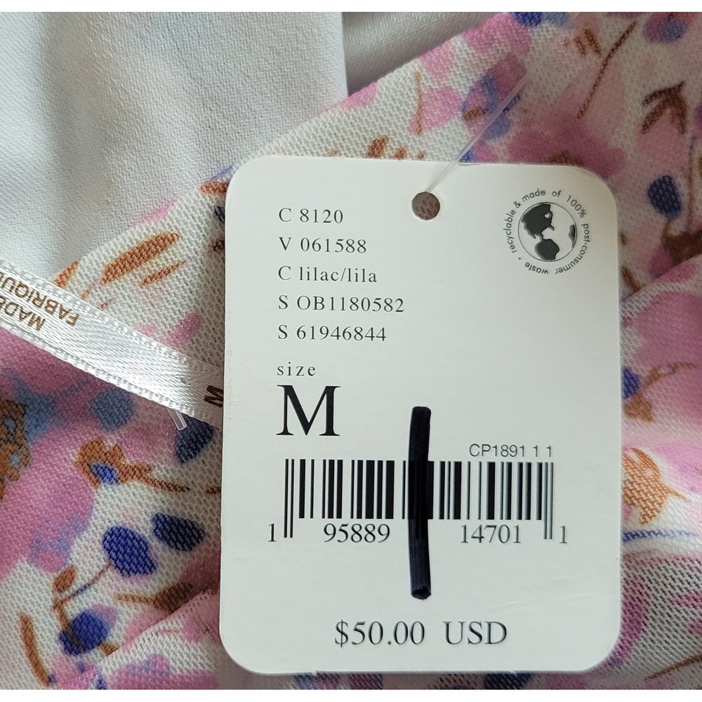 NWT🌸Free People🌸Pink Floral Ruched Mini Skirt - Picture 4 of 6